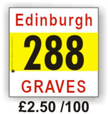 Racing Bib with Name